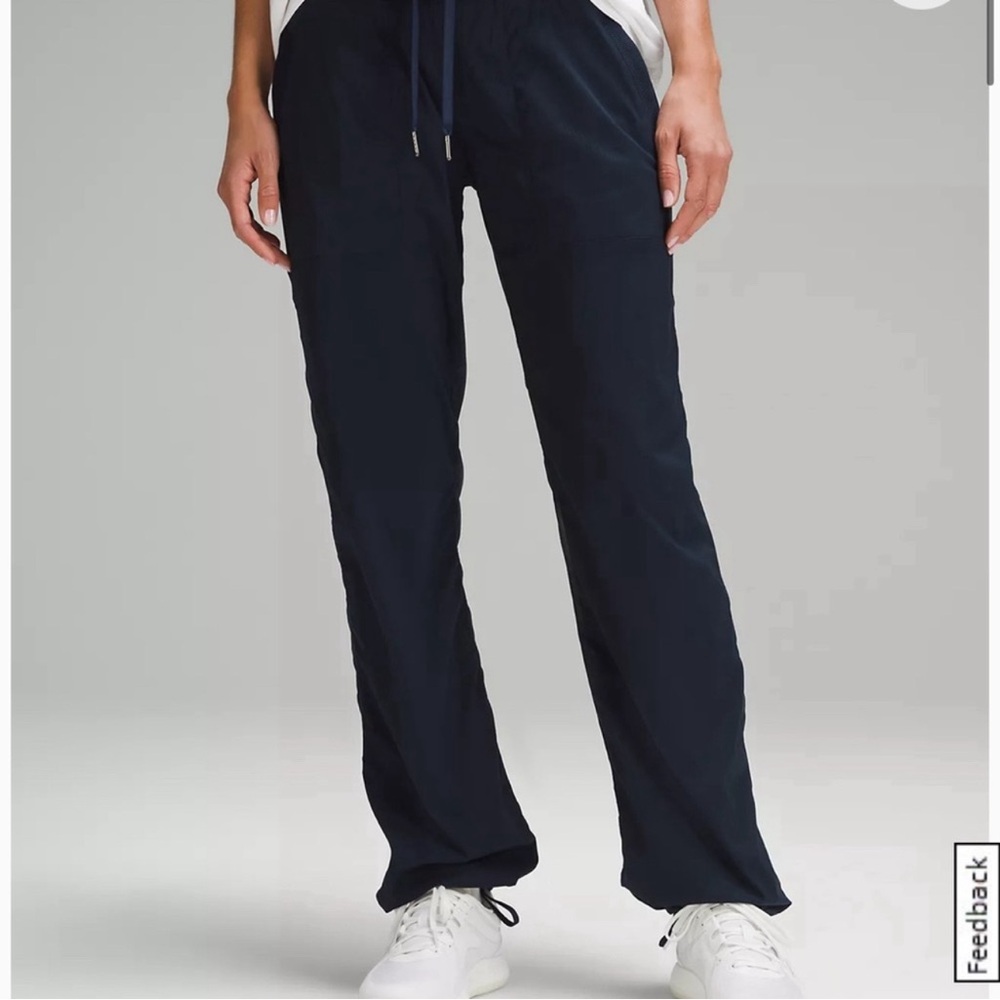 Lululemon Dance Studio Mid-Rise Navy Blue Size 12 regular.